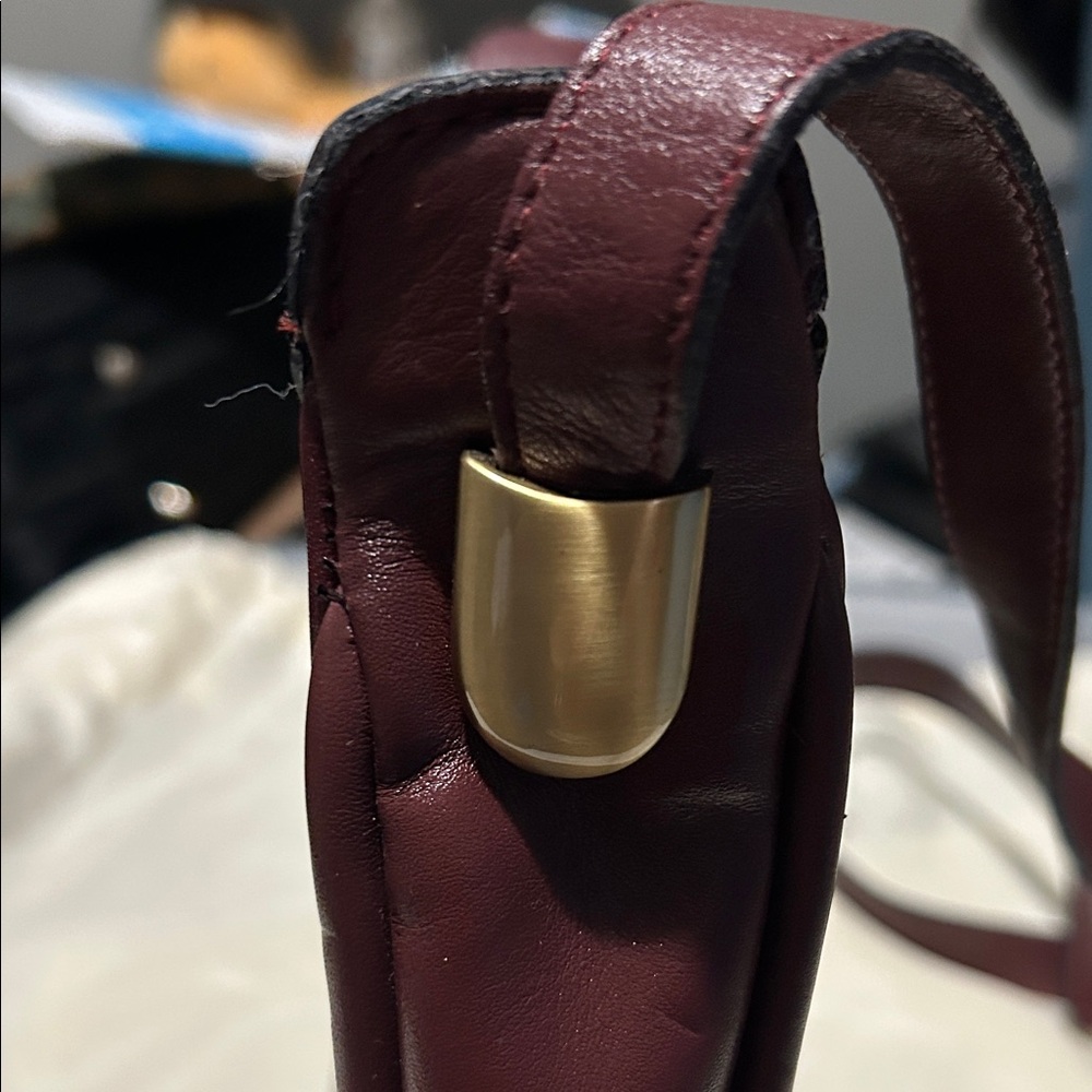 Etienne Aigner Burgundy Crossbody Bag - Picture 4 of 8